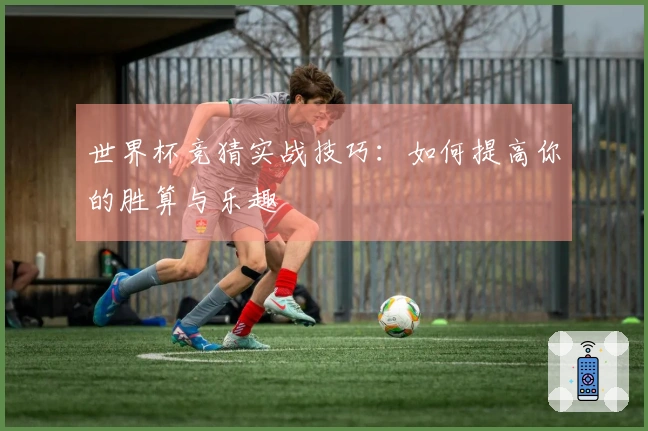 世界杯竞猜实战技巧：如何提高你的胜算与乐趣